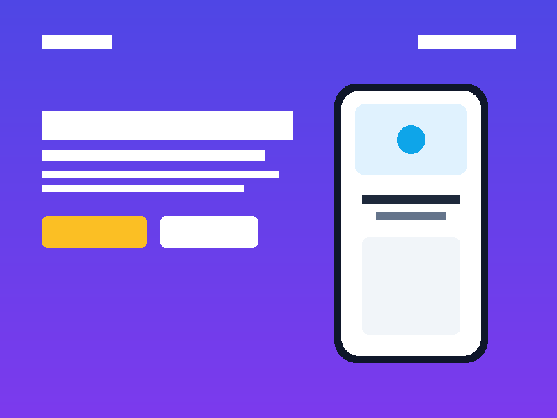 Mockup Landing Page Product App