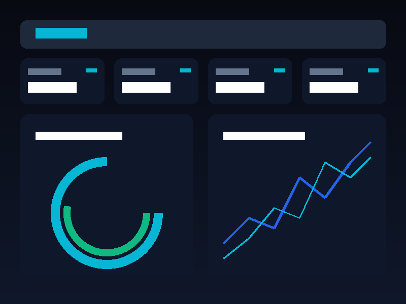 Mockup Custom Web Application Analytics